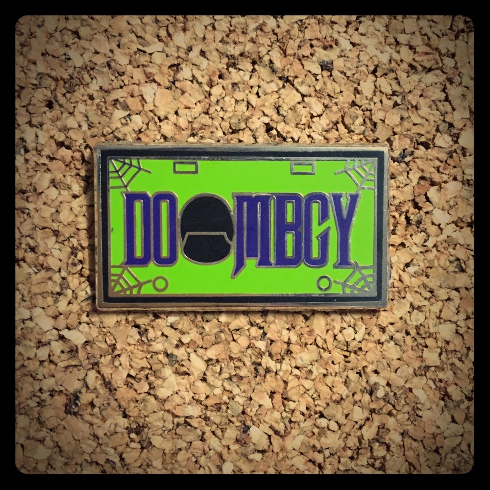 Disney Doombuggy License Plate Pin